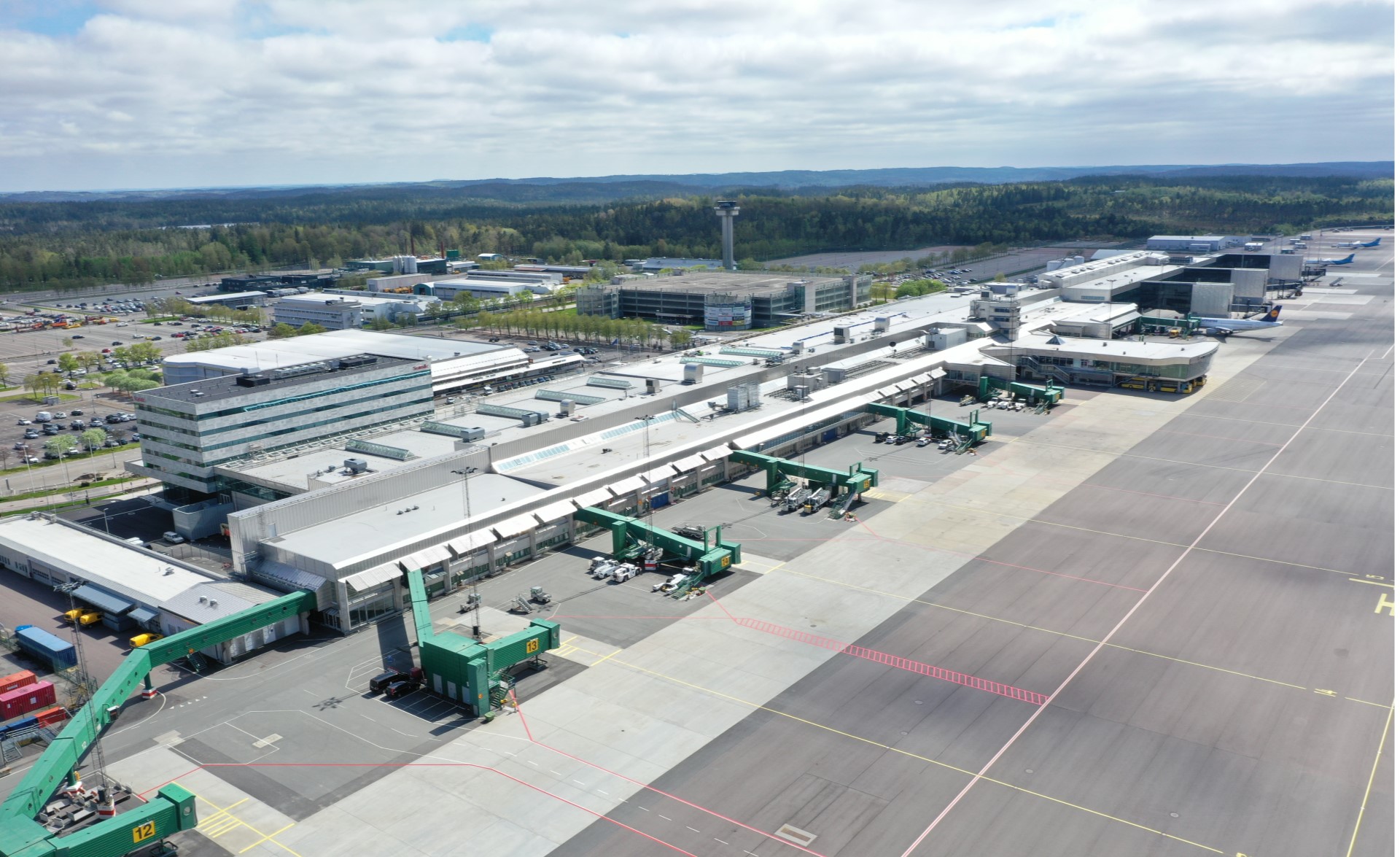Flygplatsterminalen vid Göteborg Landvetter Airport